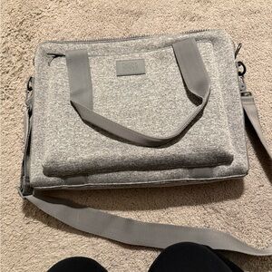 Dagne Dover Gray Neoprene Laptop Bag